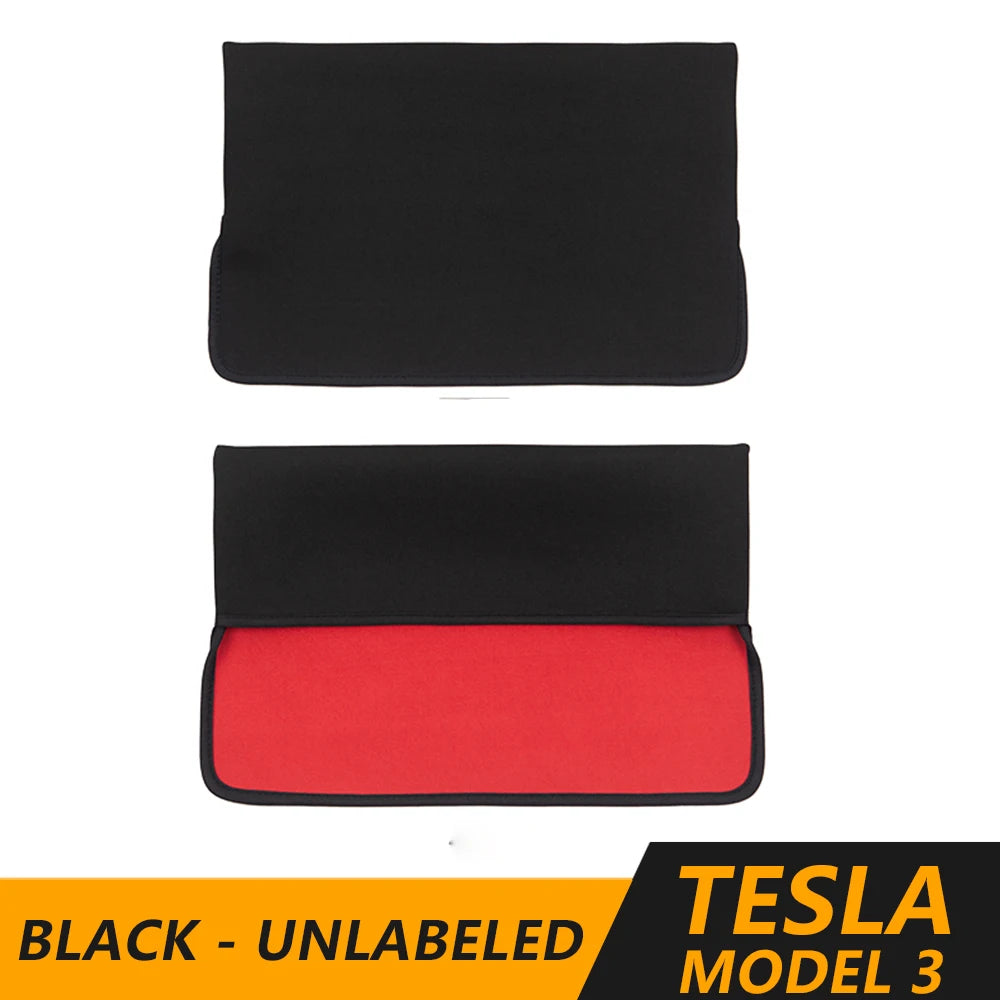 Screen Protector Cover Model3/ModelY LOGO For Tesla Model 3 Y Black/Red/White Car Swivel Bracket Guard Auto Accessories 2022