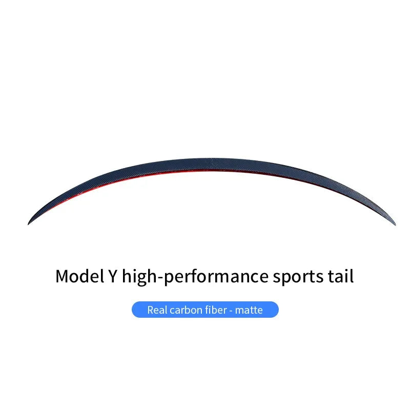 For Tesla New Model Y 2023 Model 3 Trunk Wing Spoiler Rear Trunk Spoiler Tesla Modely Real Carbon Fiber Original Car Accessories